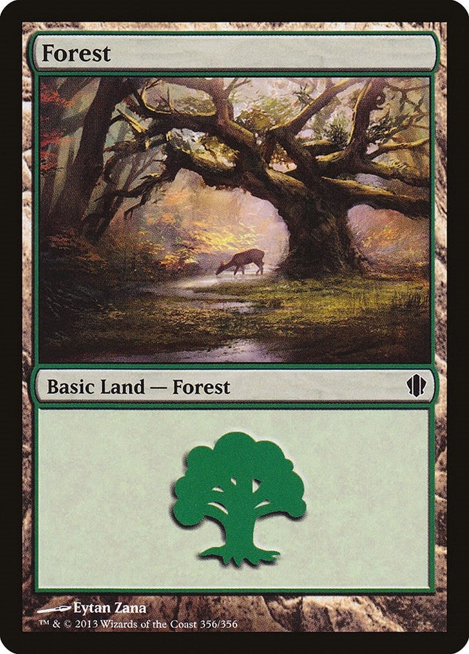 Image for Forest (356) (356) [Commander 2013]