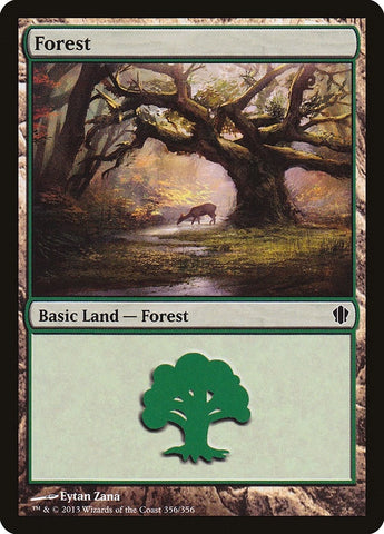 Image for Forest (356) (356) [Commander 2013]