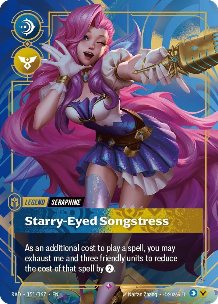 Seraphine, Starry-Eyed Songstress (151/167) (Radiance) (RAD)