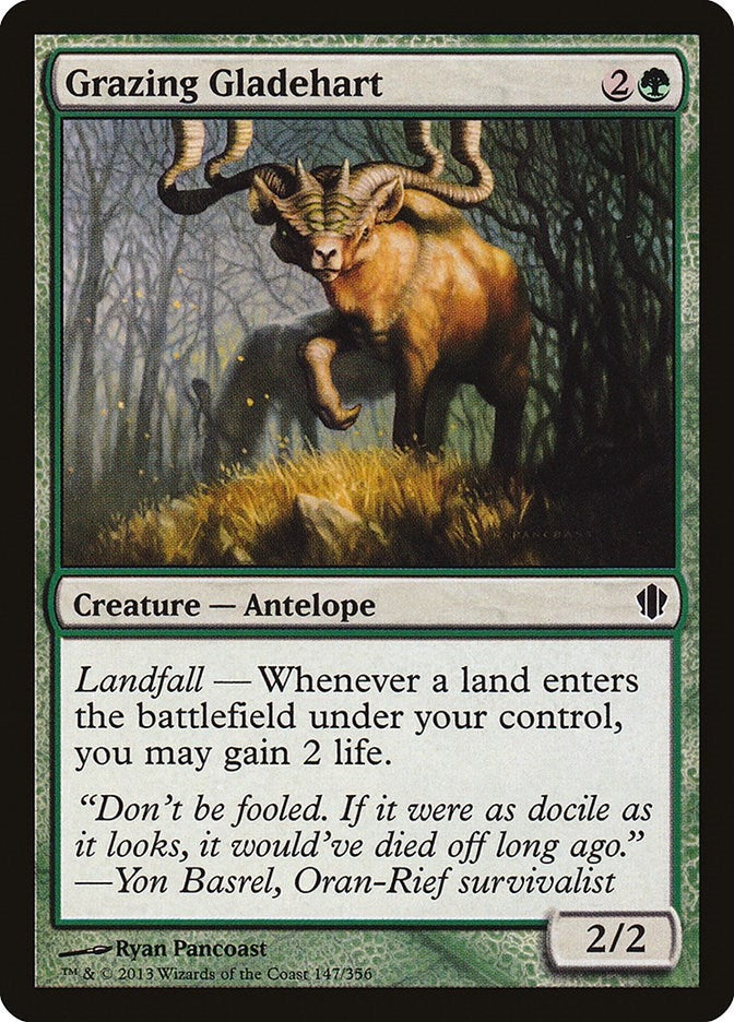 Image for Grazing Gladehart (147) [Commander 2013]