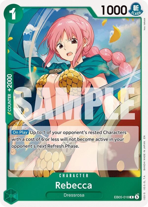 Image for Rebecca (EB05-018) (Extra Booster: One Piece Heroines Edition Vol. 2) (EB05) - One Piece Card Game