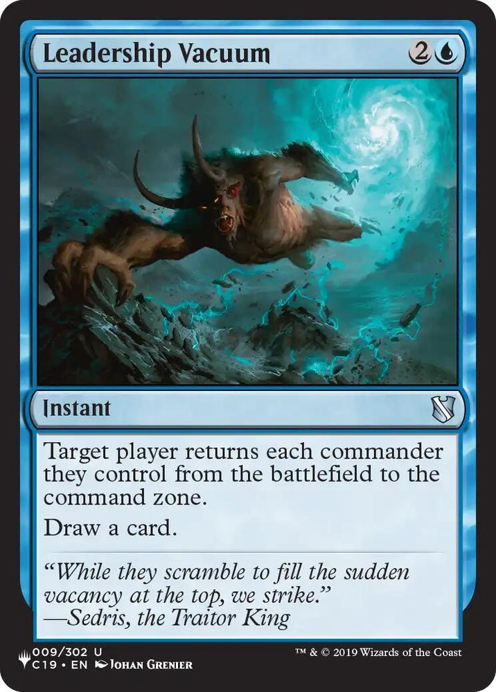 Image for Leadership Vacuum (9) (The List Reprints) (LIST) - Magic: The Gathering