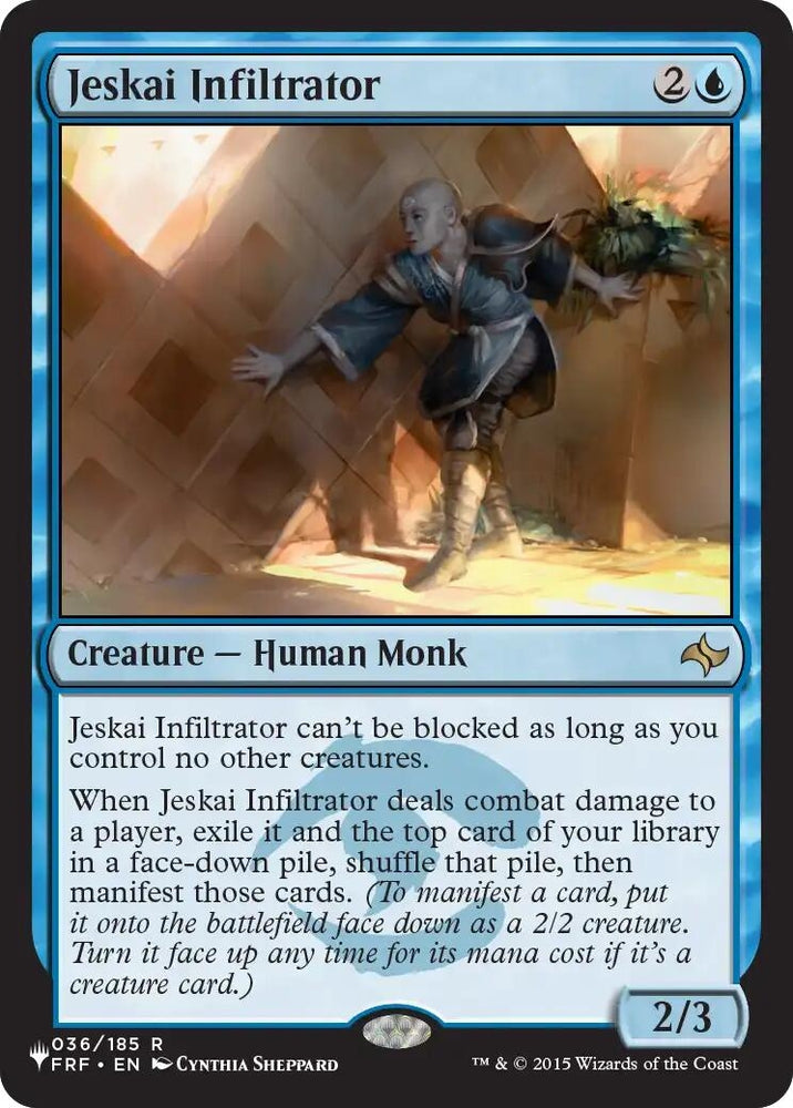 Image for Jeskai Infiltrator (36) (The List Reprints) (LIST) - Magic: The Gathering
