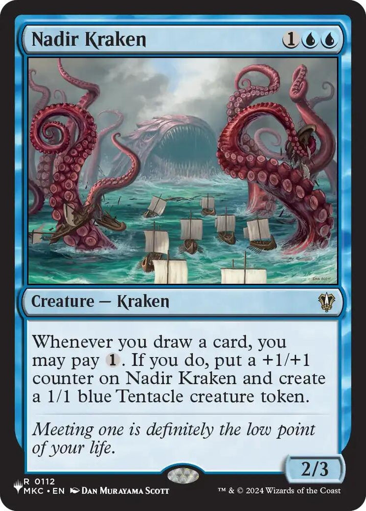 Image for Nadir Kraken (112) (The List Reprints) (LIST) - Magic: The Gathering
