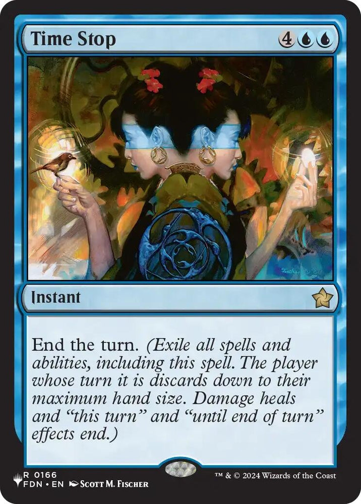 Image for Time Stop (166) (The List Reprints) (LIST) - Magic: The Gathering