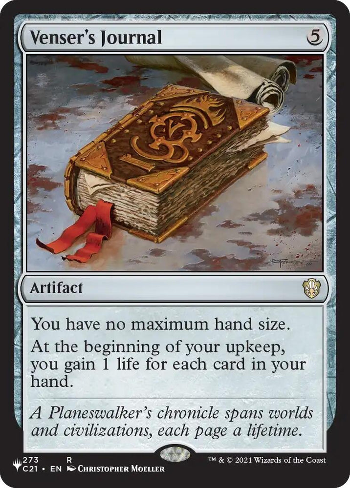 Image for Venser's Journal (273) (The List Reprints) (LIST) - Magic: The Gathering