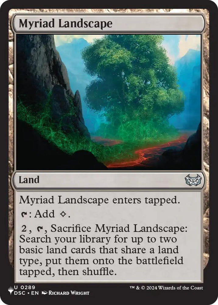 Image for Myriad Landscape (DSC) (289) (The List Reprints) (LIST) - Magic: The Gathering