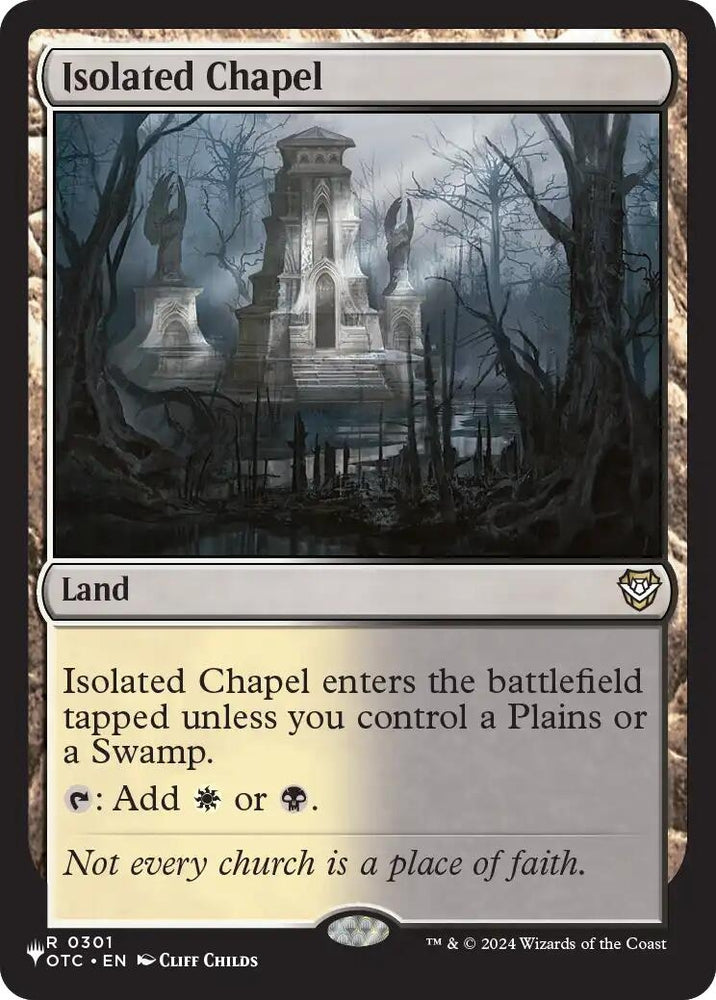 Image for Isolated Chapel (301) (The List Reprints) (LIST) - Magic: The Gathering