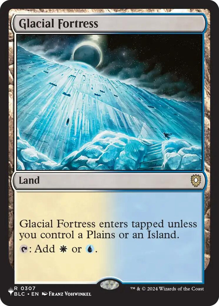 Image for Glacial Fortress (307) (The List Reprints) (LIST) - Magic: The Gathering