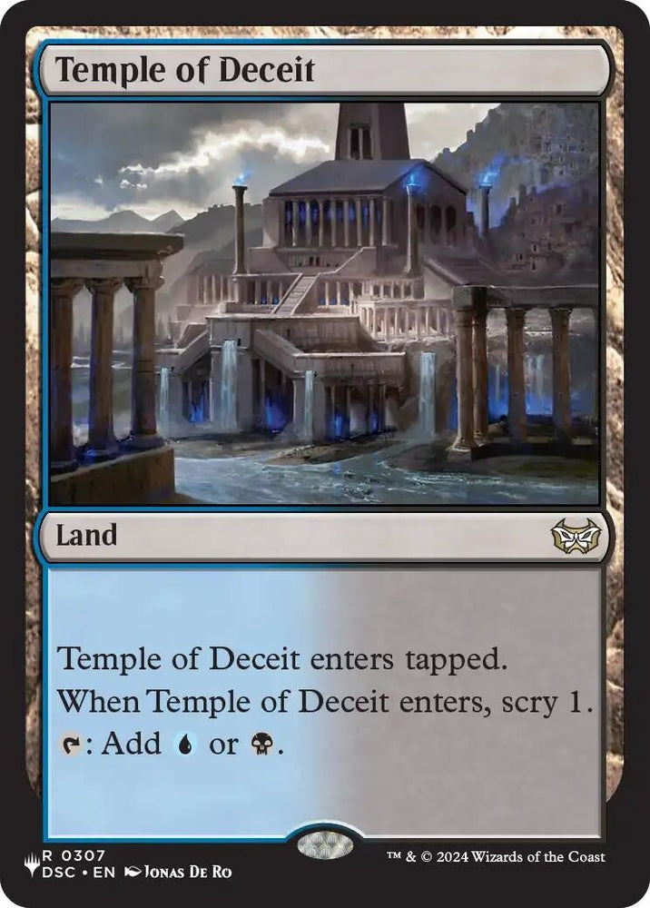 Image for Temple of Deceit (307) (The List Reprints) (LIST) - Magic: The Gathering