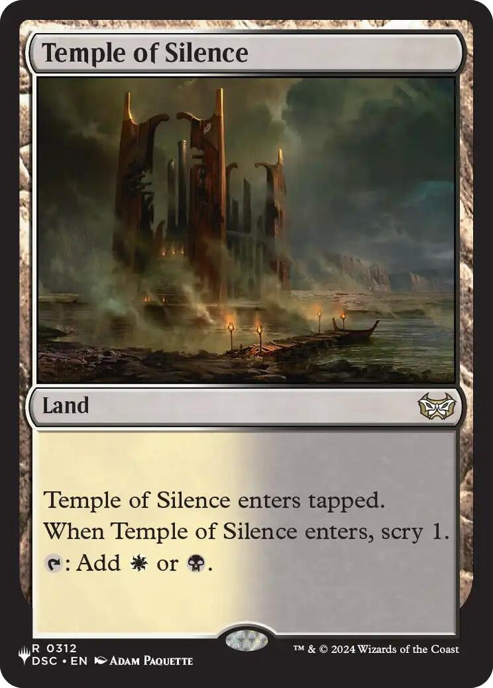 Image for Temple of Silence (312) (The List Reprints) (LIST) - Magic: The Gathering