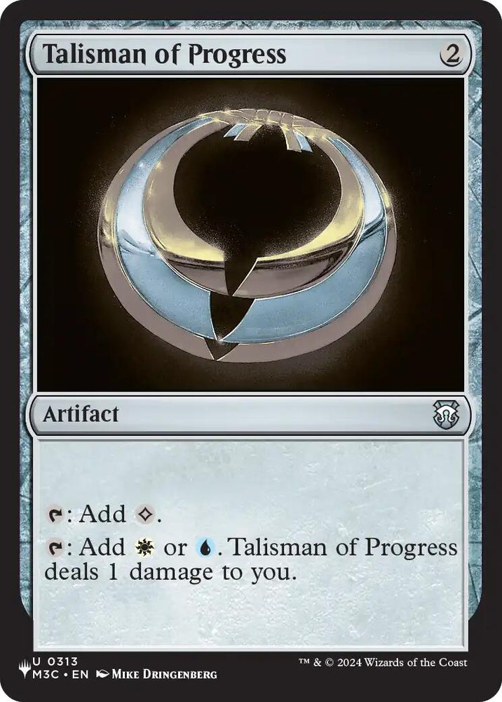 Image for Talisman of Progress (313) (The List Reprints) (LIST) - Magic: The Gathering