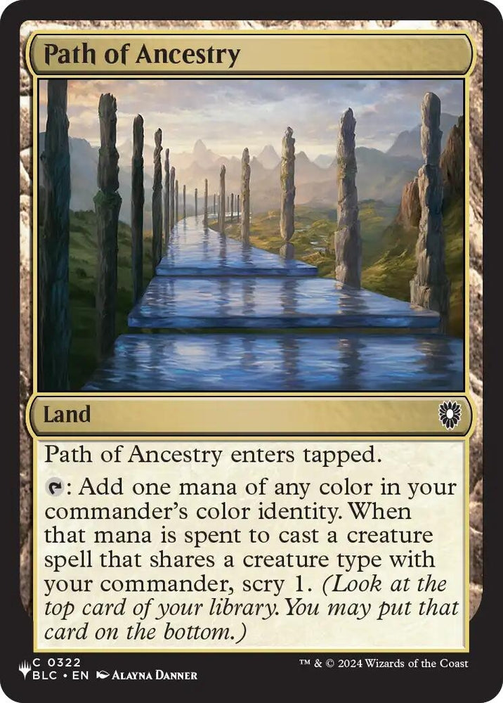 Image for Path of Ancestry (BLC) (The List Reprints) (LIST) - Magic: The Gathering
