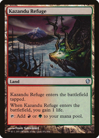 Image for Kazandu Refuge (301) [Commander 2013]