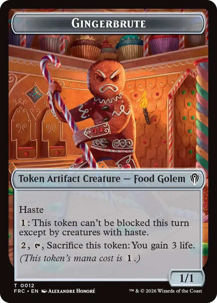 Image for Gingerbrute // Map Double-Sided Token (12 // 14) (Commander: Reality Fracture) (FRC) - Magic: The Gathering