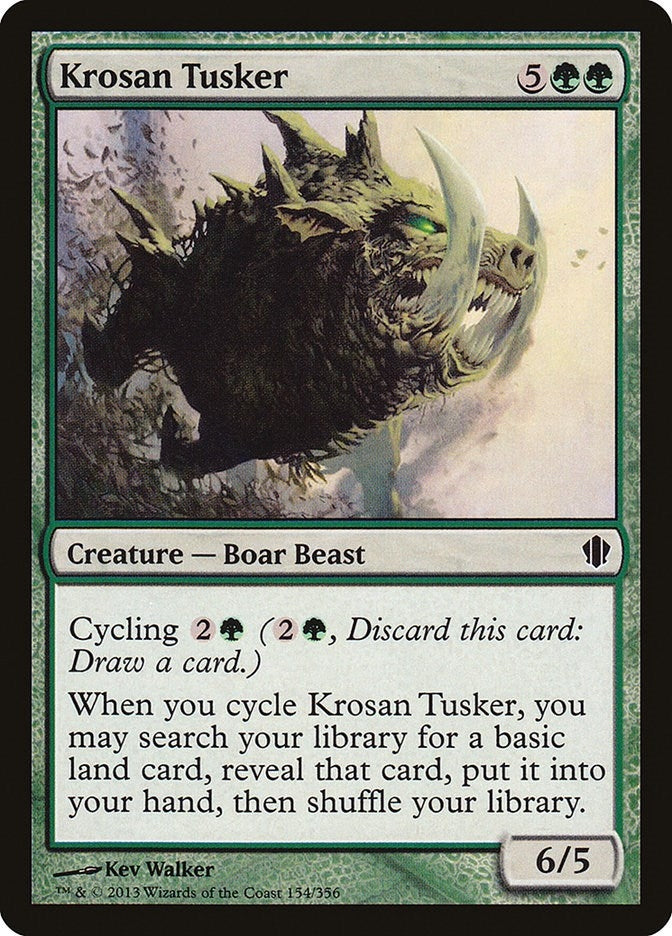 Image for Krosan Tusker (154) [Commander 2013]