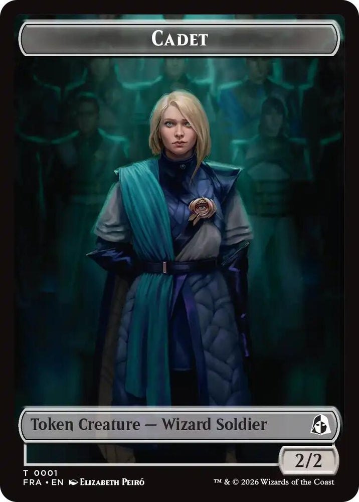 Image for Cadet // Map Double-Sided Token (1 // 14) (Commander: Reality Fracture) (FRC) - Magic: The Gathering