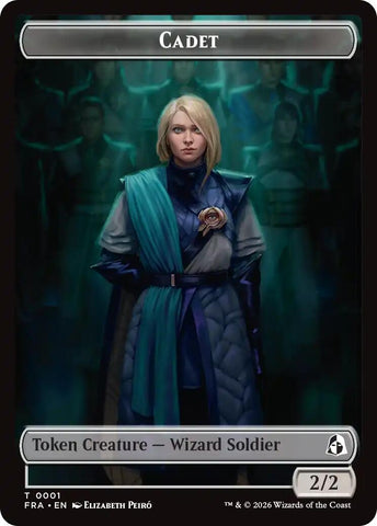 Image for Cadet // Map Double-Sided Token (1 // 14) (Commander: Reality Fracture) (FRC) - Magic: The Gathering