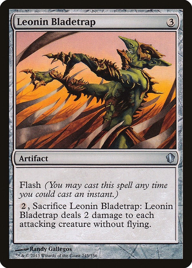 Image for Leonin Bladetrap (245) [Commander 2013]