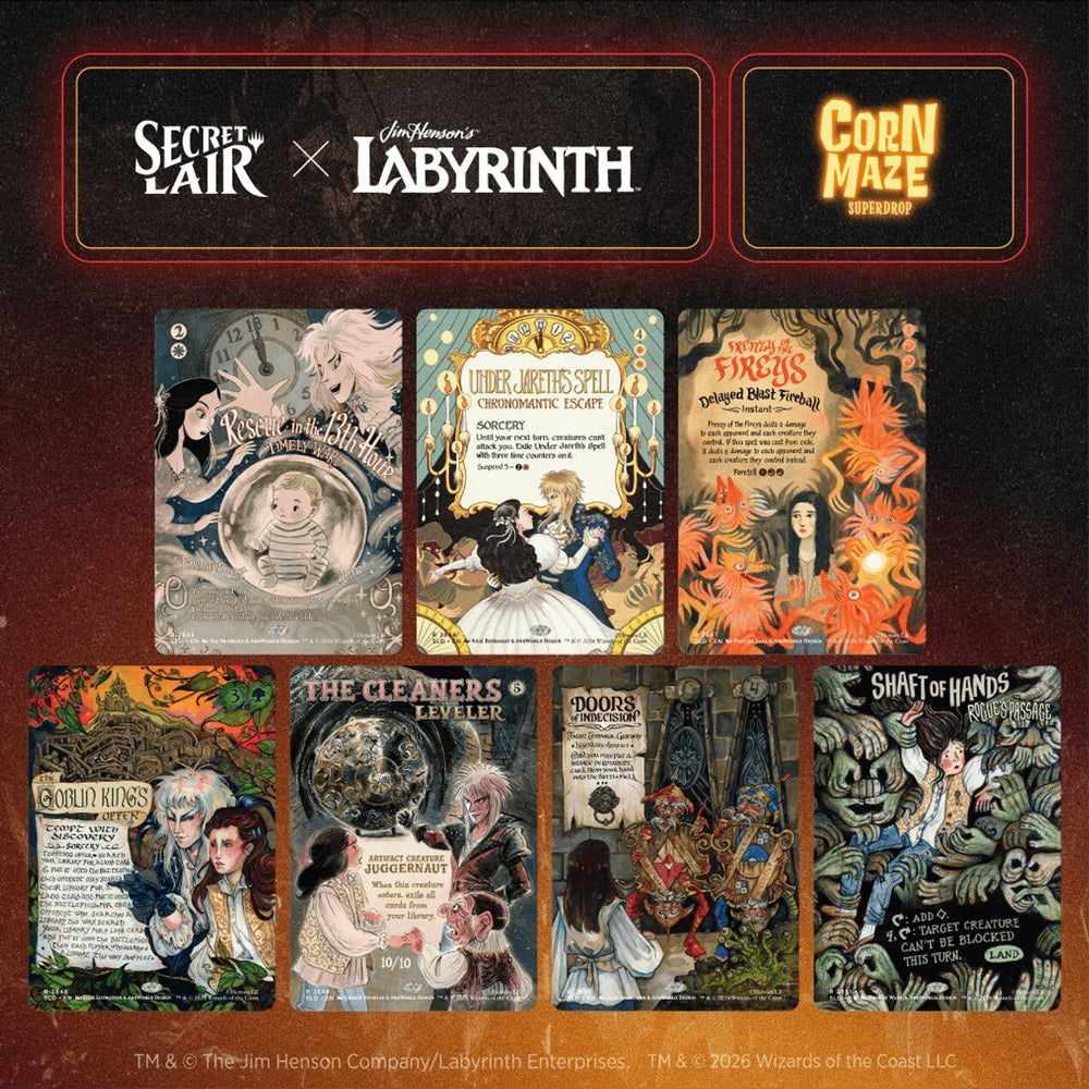 Image for Secret Lair Drop: Secret Lair x Jim Henson's Labyrinth: Through the Labyrinth - Non-Foil Edition - Magic: The Gathering