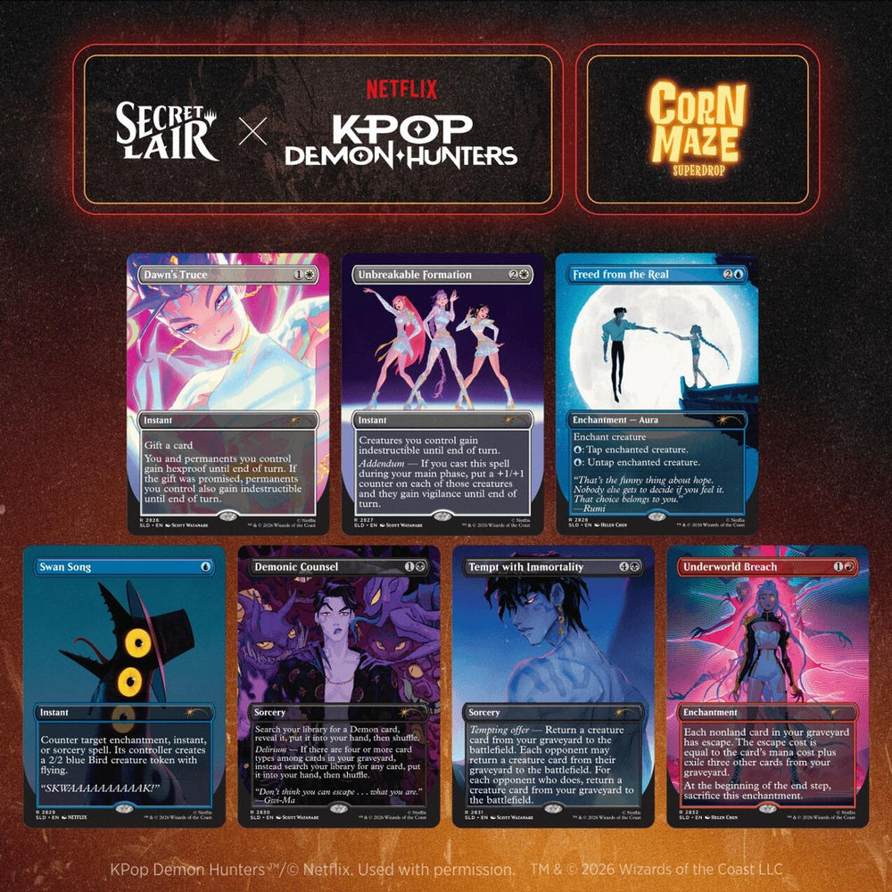 Image for Secret Lair Drop: Secret Lair x KPop Demon Hunters: How It's Done - Non-Foil Edition - Magic: The Gathering