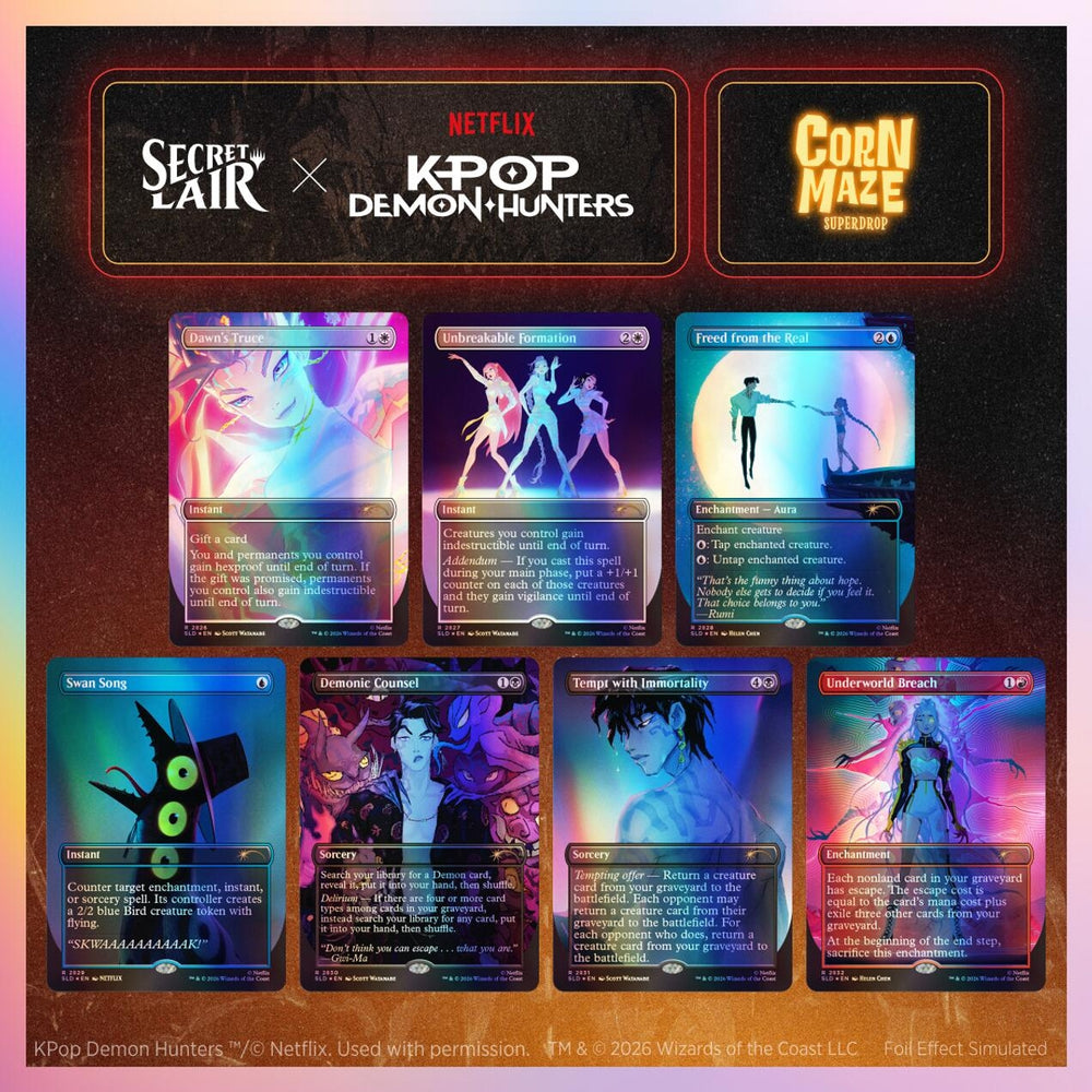 Image for Secret Lair Drop: Secret Lair x KPop Demon Hunters: How It's Done - Traditional Foil Edition - Magic: The Gathering