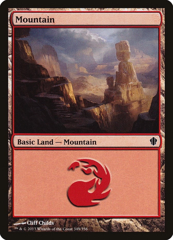 Image for Mountain (349) (349) [Commander 2013]