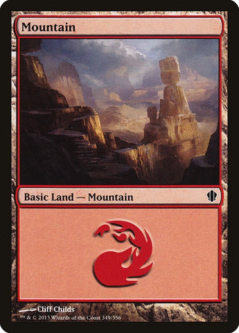 Image for Mountain (349) (349) [Commander 2013]