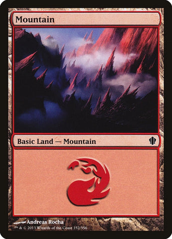 Image for Mountain (352) (352) [Commander 2013]