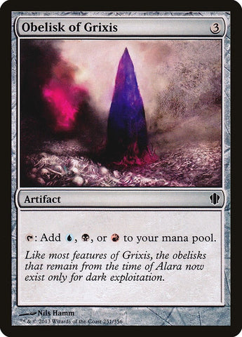 Image for Obelisk of Grixis (251) [Commander 2013]