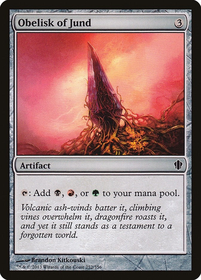 Image for Obelisk of Jund (252) [Commander 2013]