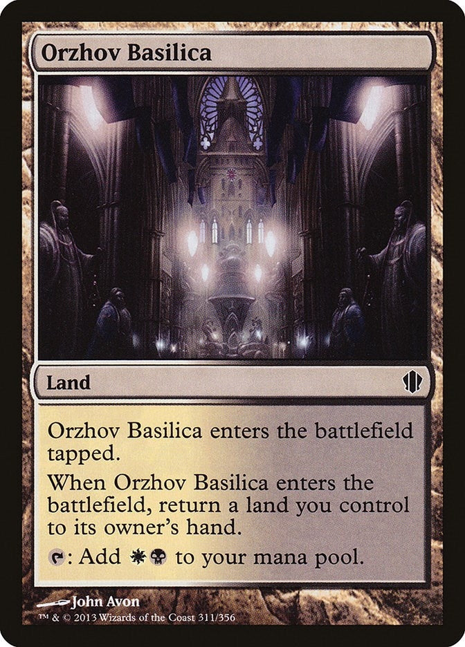Image for Orzhov Basilica (311) [Commander 2013]