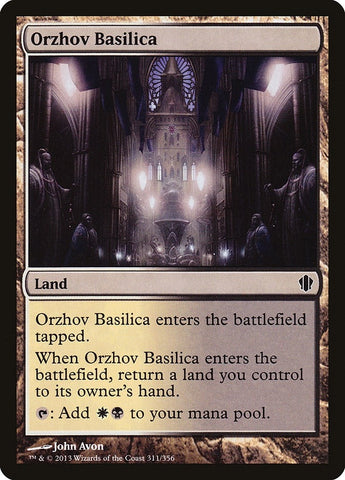 Image for Orzhov Basilica (311) [Commander 2013]