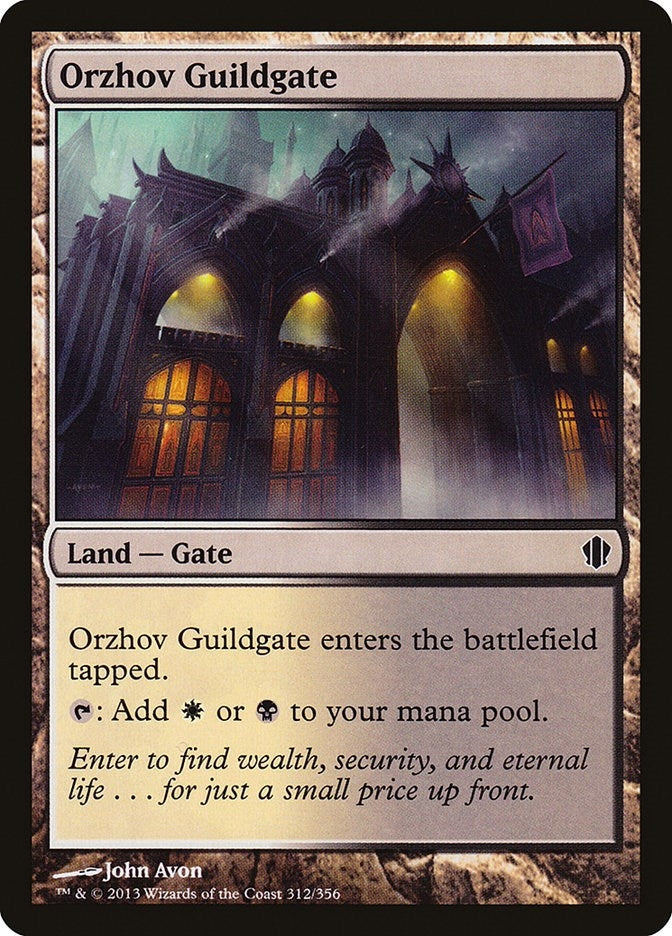 Image for Orzhov Guildgate (312) [Commander 2013]