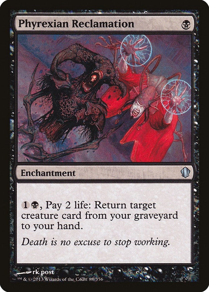 Image for Phyrexian Reclamation (88) [Commander 2013]