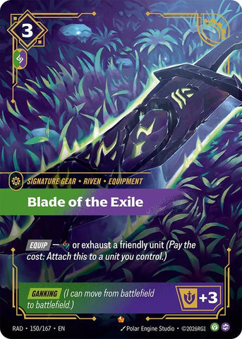 Blade of the Exile (150/167) (Radiance) (RAD)