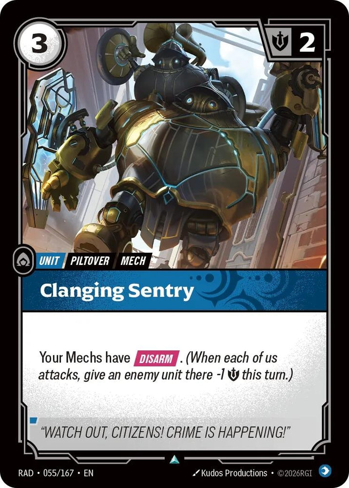 Clanging Sentry (055/167) (Radiance) (RAD)