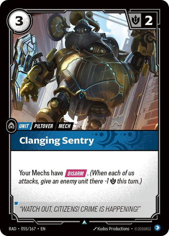 Clanging Sentry (055/167) (Radiance) (RAD)
