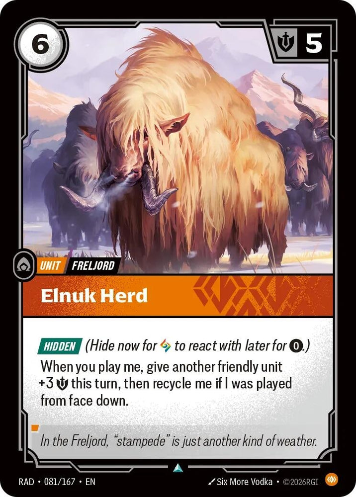 Elnuk Herd (081/167) (Radiance) (RAD)