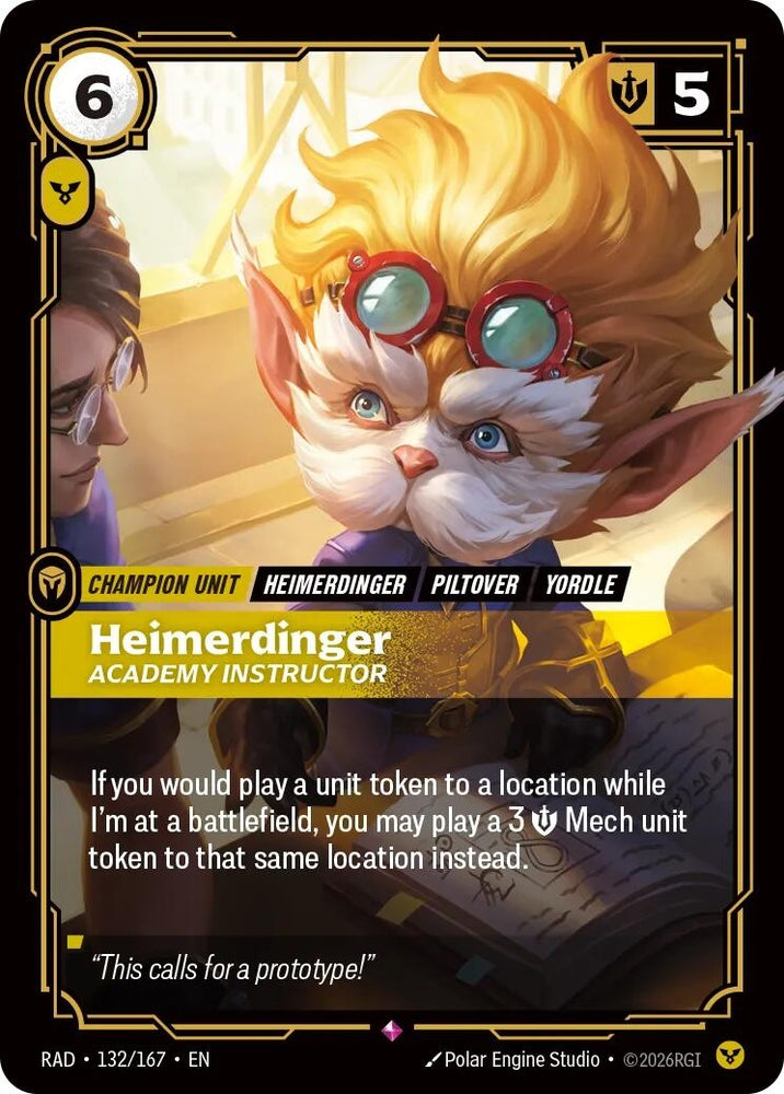 Heimerdinger, Academy Instructor (132/167) (Radiance) (RAD)