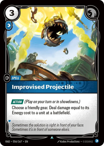 Improvised Projectile (056/167) (Radiance) (RAD)