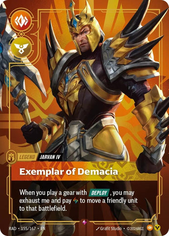 Jarvan IV, Exemplar of Demacia (155/167) (Radiance) (RAD)