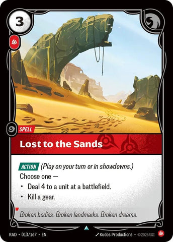 Lost to the Sands (013/167) (Radiance) (RAD)