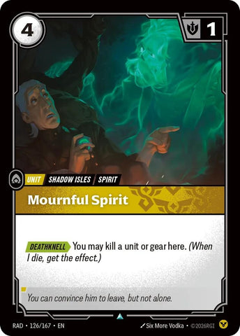 Mournful Spirit (126/167) (Radiance) (RAD)