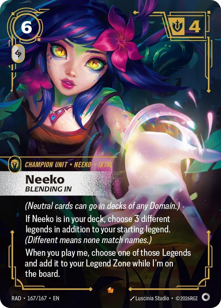 Neeko, Bleeding In (167/167) (Radiance) (RAD)