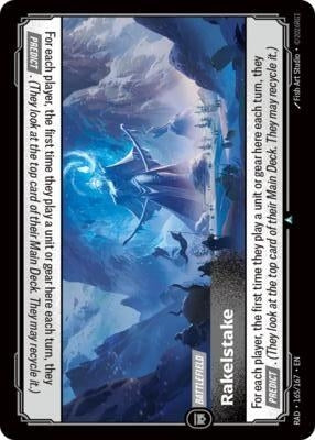 Rakelstake (165/167) (Radiance) (RAD)