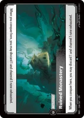 Ruined Monastery (166/167) (Radiance) (RAD)