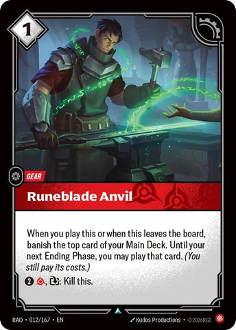 Runeblade Anvil (012/167) (Radiance) (RAD)