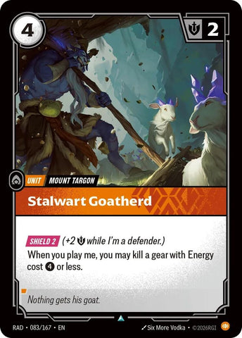 Stalwart Goatherd (083/167) (Radiance) (RAD)