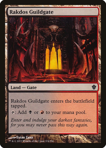Image for Rakdos Guildgate (314) [Commander 2013]